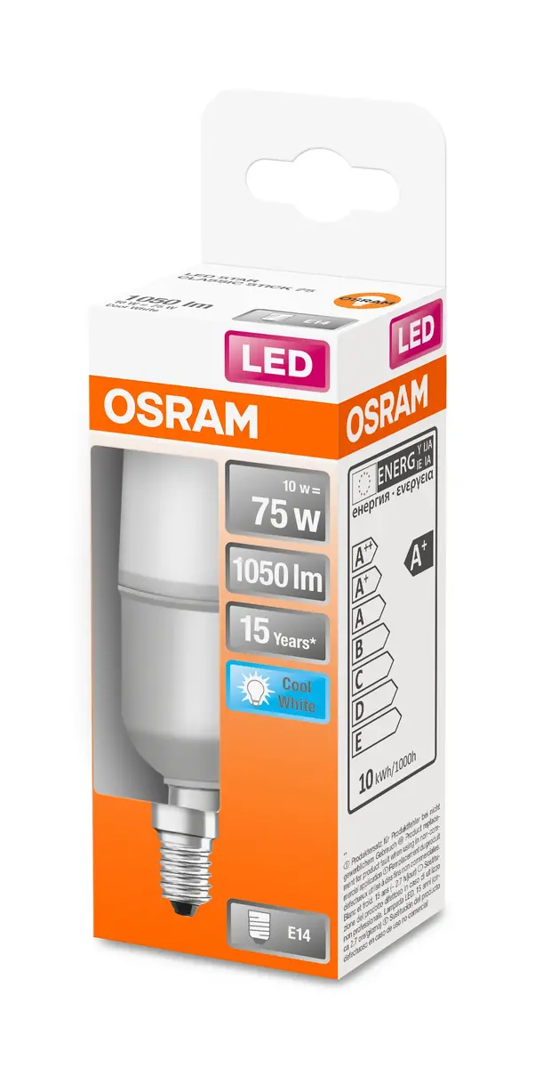 Светодиодная лампа Osram STAR 10 Вт E14 4000K Photo 3