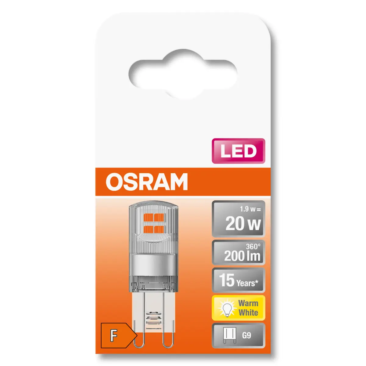Светодиодная лампа Osram STAR 1.9 Вт G9 2700K Photo 6
