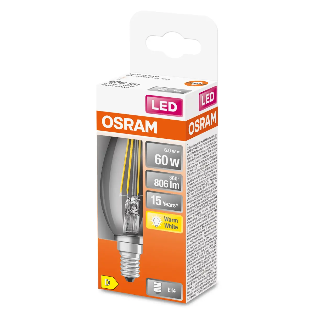 Osram STAR LED Bulb 5.5W E14 2700K Photo 3