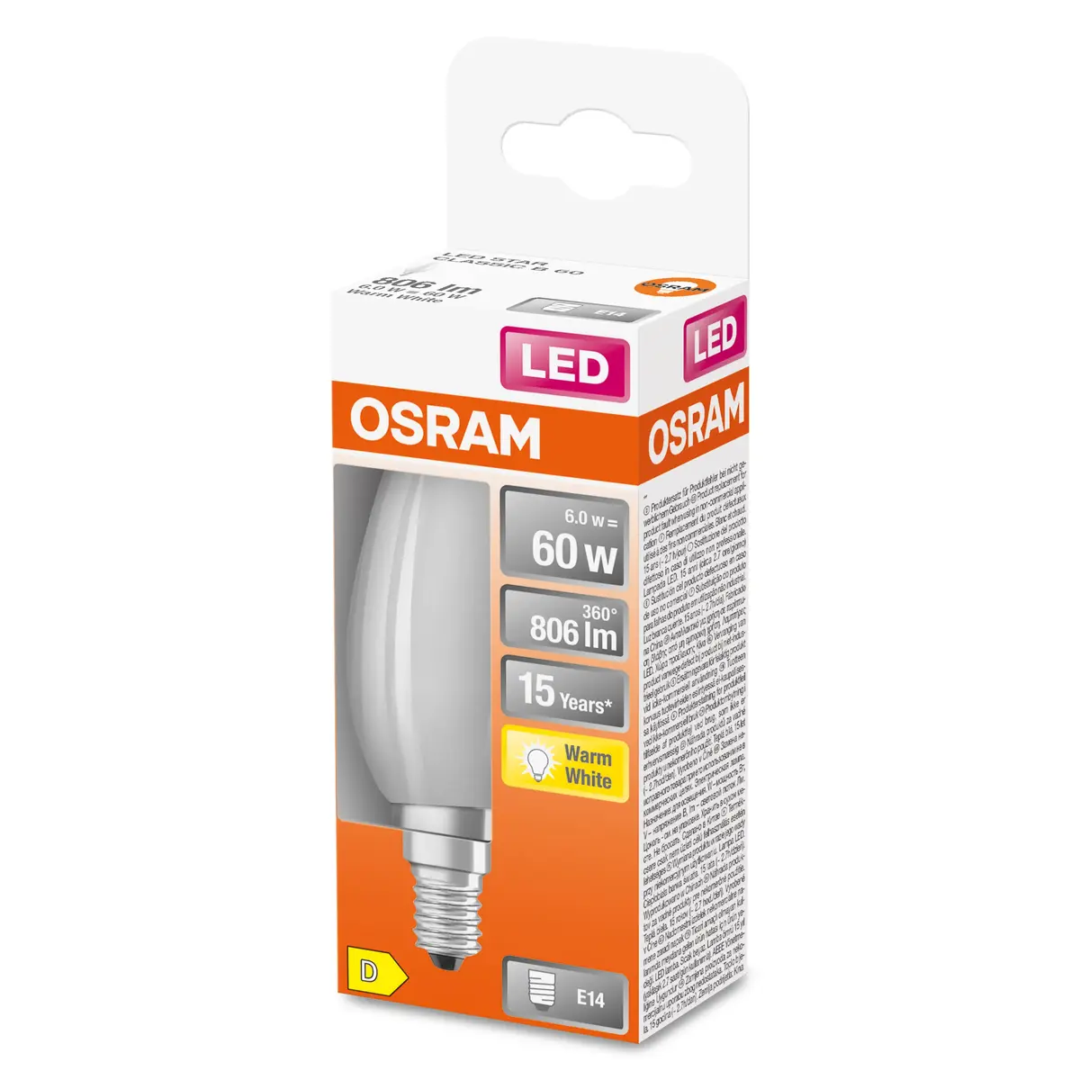 Osram STAR LED Bulb 6.5W E14 2700K Dimmable Photo 3