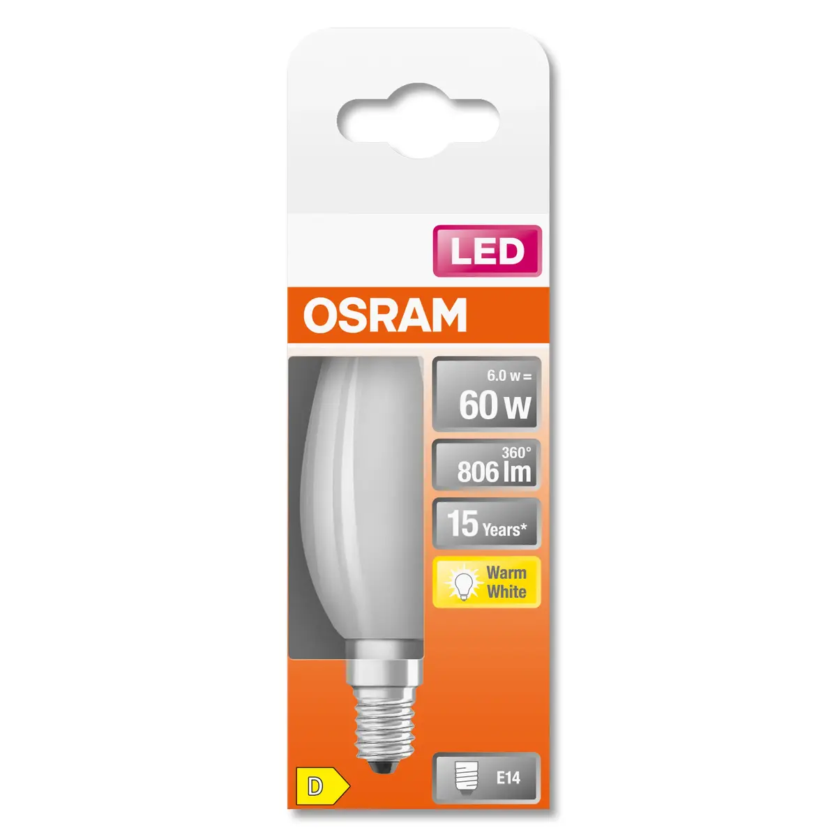 Osram STAR LED Bulb 6.5W E14 2700K Dimmable Photo 4