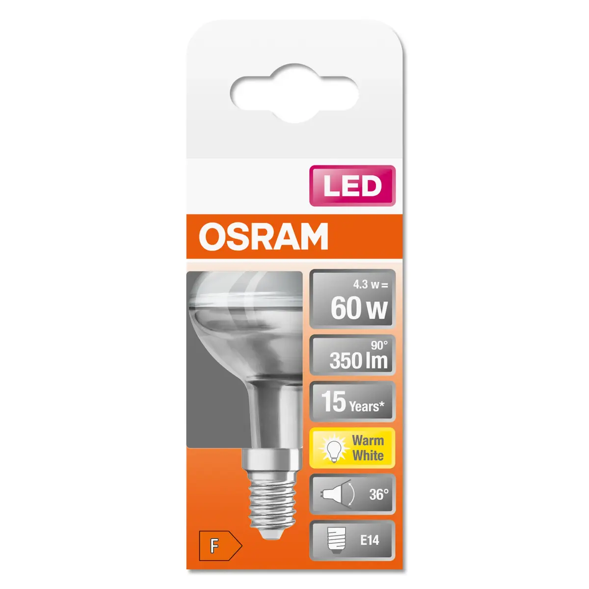 Светодиодная лампа Osram STAR 4.3 Вт E14 2700K Photo 4