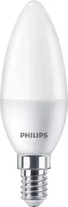 Philips B35 Candle LED Bulb, 5W (40W Equivalent), E14, 470 lm, 2700K Warm White