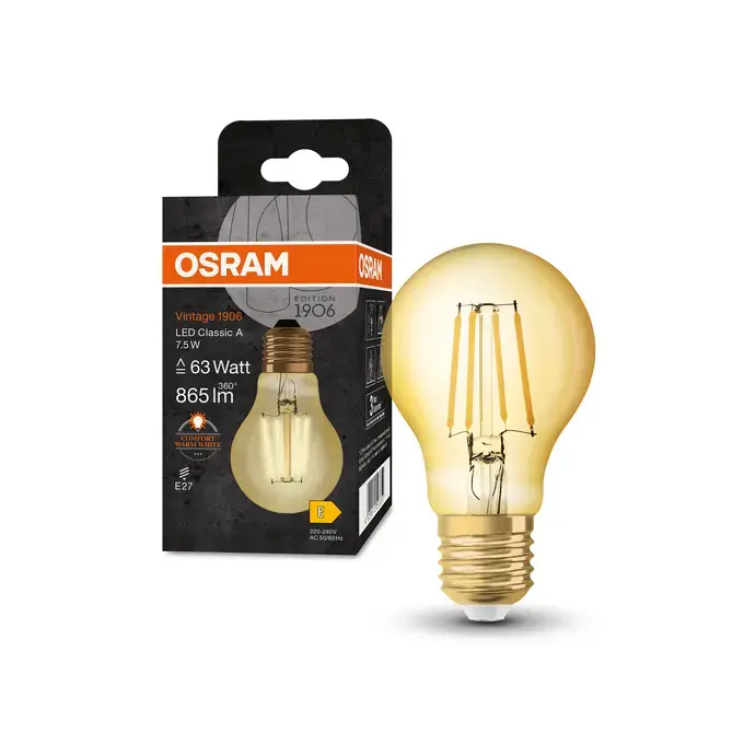 Osram Vintage 1906 LED Bulb E27 7.5W 2400K Photo 4