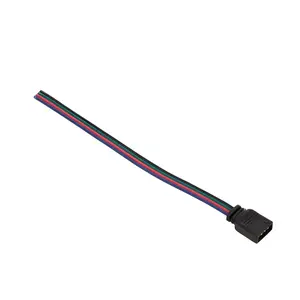 RGB LED lentes savienotājs ar sievišķo kontaktu