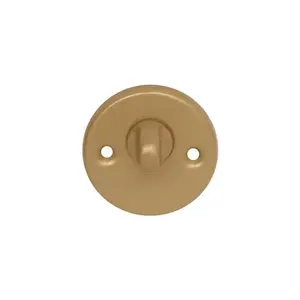 BARCZ Q5 40 WC Door Thumb Turn, Yellowish Finish