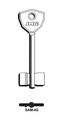 JMA SAM-4G Blank Key Photo 2