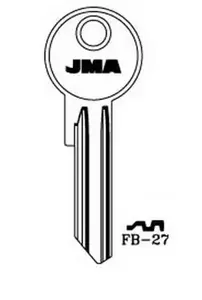 JMA FAA86L (FB-27) Blank Key for FAB Locks