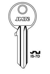 JMA Blank Key ISE15 for ISEO IS-7D Locks