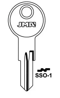Заготовка ключа JMA SSO-1 Photo 2