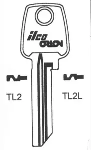 JMA TL2L(VLK-1) Tallinn atslēgas sagatave