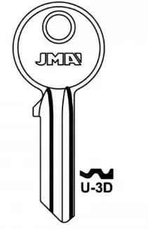 Заготовка ключа JMA UNL3 (U-3D) Photo 2
