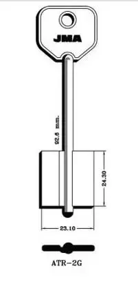 JMA ATR-2G Blank Key Photo 2