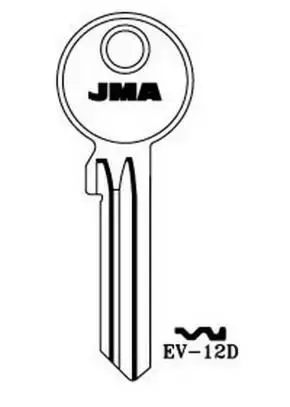 Заготовка ключа JMA EV-12D Photo 2