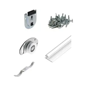 LAGUNA FAST KIT Sliding Door System for 2 Doors, 2 Meters