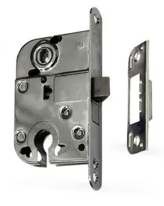 Врезной замок ABLOY 2018, хромированное покрытие, без торцевой планки
