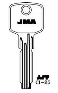 JMA CI-25 Blank Key Photo 2