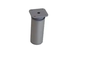 REJS Adjustable Furniture Leg D40 H100-120 mm Grey