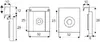 SISO 22.05.100 Mirror Holders - Set of 4 Photo 2