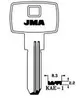JMA KAL1 (KAE-1) Blank Key for Kale Kilit Photo 2