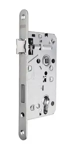 LOB Z7504B12L-47-02 Mortise Lock, 72 mm, Zinc Plated
