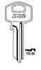 JMA TE-8I Blank Key for TESA Photo 2