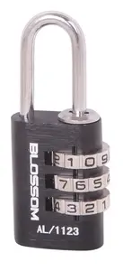BLOSSOM AL11 Lock, 21 mm x 10 mm, Black