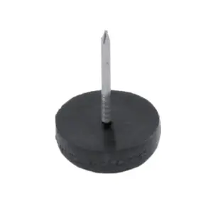 REJS Furniture Leg, Black, 10 Pieces