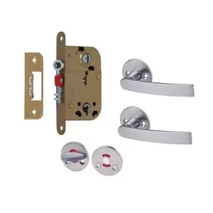 VALNES VAL2014 WC Lockset, Matt Chrome
