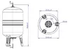 VAREM US100362CS0A2000 Vertical Hydrophore Tank 100L Photo 2