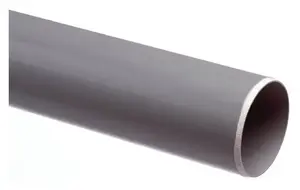 Wavin Indoor Sewer PVC Pipe, Diameter 50 mm, Length 1 m