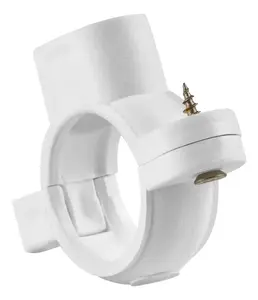 MAGNAPLAST Pipe Holder for 32mm Diameter Pipes, Polypropylene, White