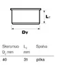 WAVIN End Cap 40 mm Photo 2