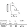 Wavin Outdoor Sewer Elbow DN40 88.5 Degrees Photo 2