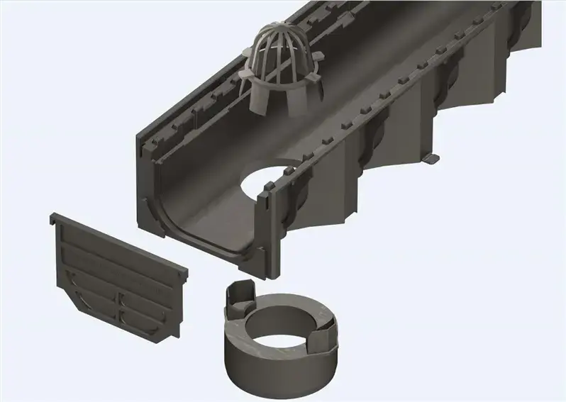 ACO HexaLine Drainage Channel Accessory Set Photo 2