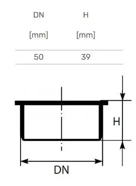 MAGNAPLAST Ultra Internal Plug D50 PP Photo 2