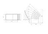 Горизонтальное колено EUROPLAST KLH15-60 110x55 Photo 2