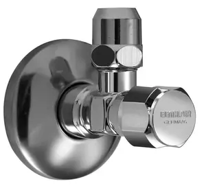 BENKISER leņķa ventilis 1/2" x 3/8" hromēts