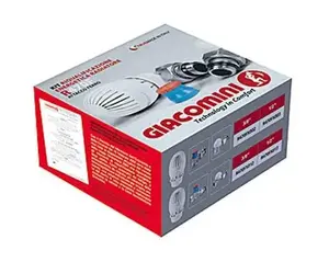 Giacomini R470FX013 taisnais radiatora vārstu komplekts 1/2 collas