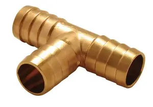 TDM Brass 490T 1/2 inch Three-Way Hose Connector