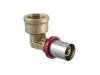 TDM Brass 1670 Press Elbow 18mm x 1/2 inch Photo 2