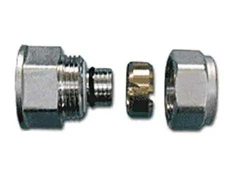 TDM Brass vītņots uzgalis 3/4" x 20 mm x 2 Photo 2