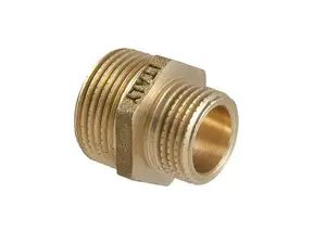 TDM Brass Plumbing Coupling 1/2 inch x 1/4 inch Internal Thread