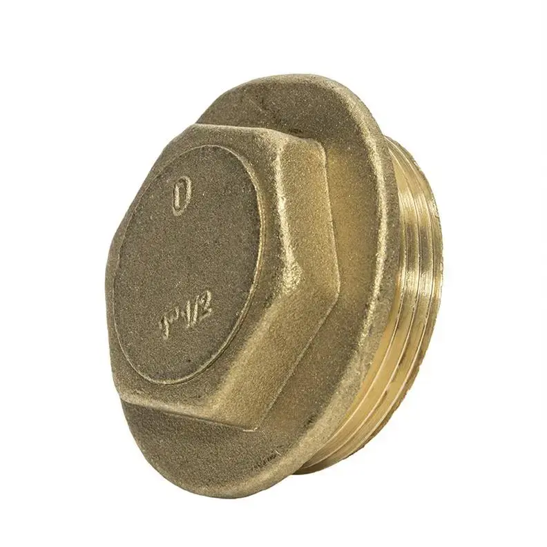 TDM Brass End Cap Art. 106P2 with External Thread Photo 2