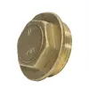 TDM Brass End Cap Art. 106P2 with External Thread Photo 2
