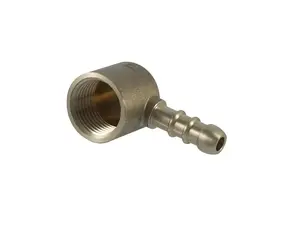 TDM Brass 471 Gas Hose Elbow with Internal Thread