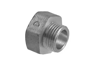TDM Brass 116N vītņots pārejas uzmava 1 x 1/2 collas