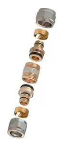 Разъемное резьбовое соединение TDM Brass 1440E 20x20 двойное