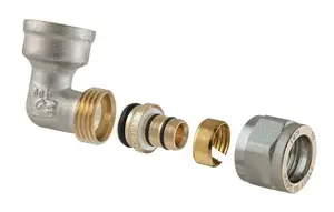 TDM Brass 1470E dubultais noņemamais līkums 20 mm x 3/4 collas
