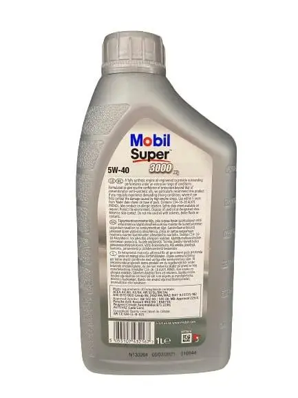 Моторное масло Mobil Super 3000 X1 5W-40 1л Photo 2